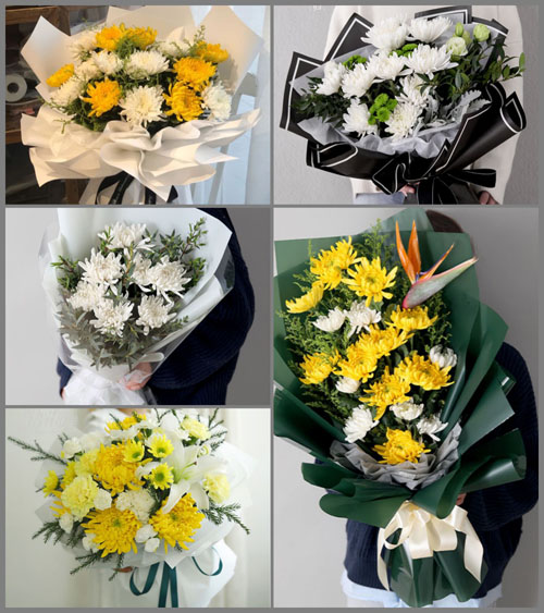 福建福州永泰县嵩口镇中山村白事花束代送